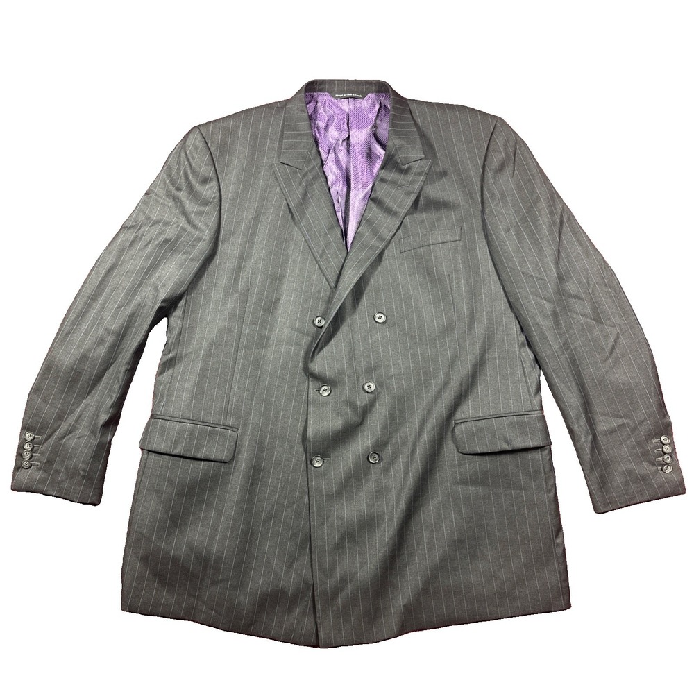 J3 Clothing Company 1883 Coppley Loro Piana 50 W44 Wool Blazer Striped Men's